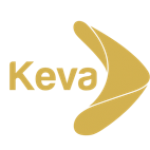 Keva golden logo